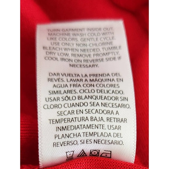 RED Holiday Dress Sequined front. KEYHOLE BACK 7-8 - Picture 6 of 10